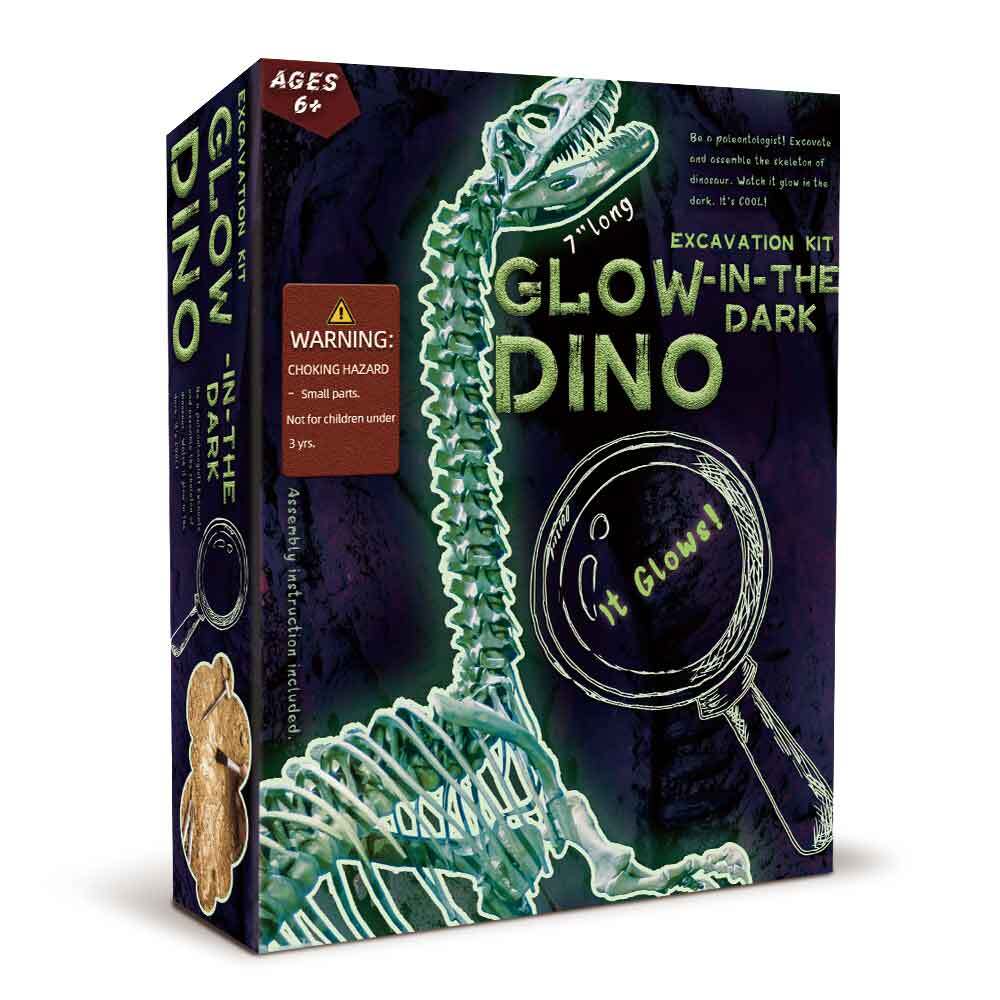 Kaper Kidz | Glow in the Dark - Diplodocus Excavation Kit