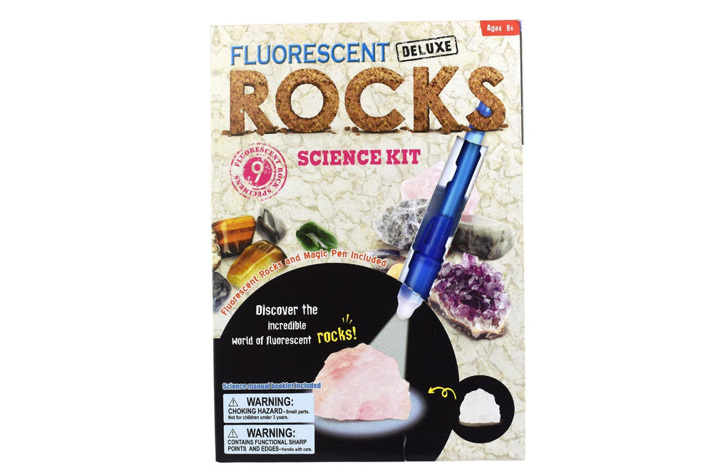 Kaper Kidz | Deluxe Fluorescent Rocks Science Kit