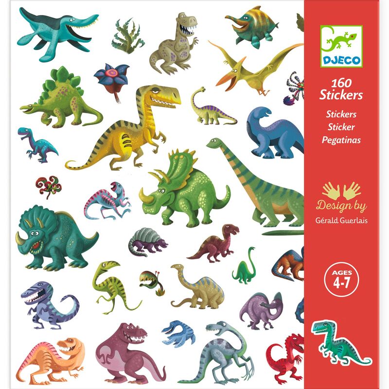 Djeco | Stickers - Dinosaur 160pc