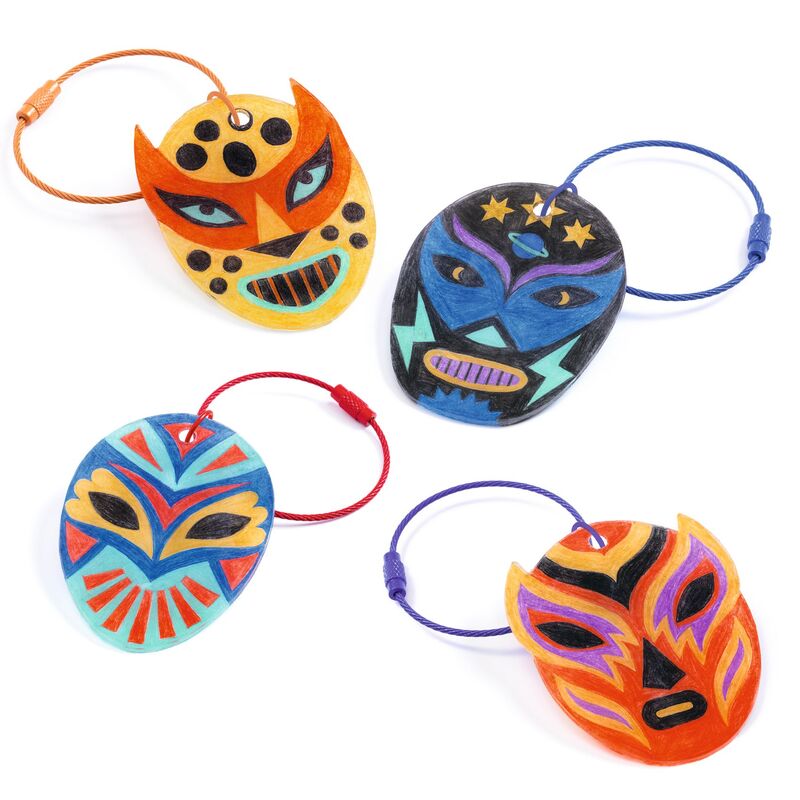 Djeco | Artistic Plastic - Wrestler Keychain