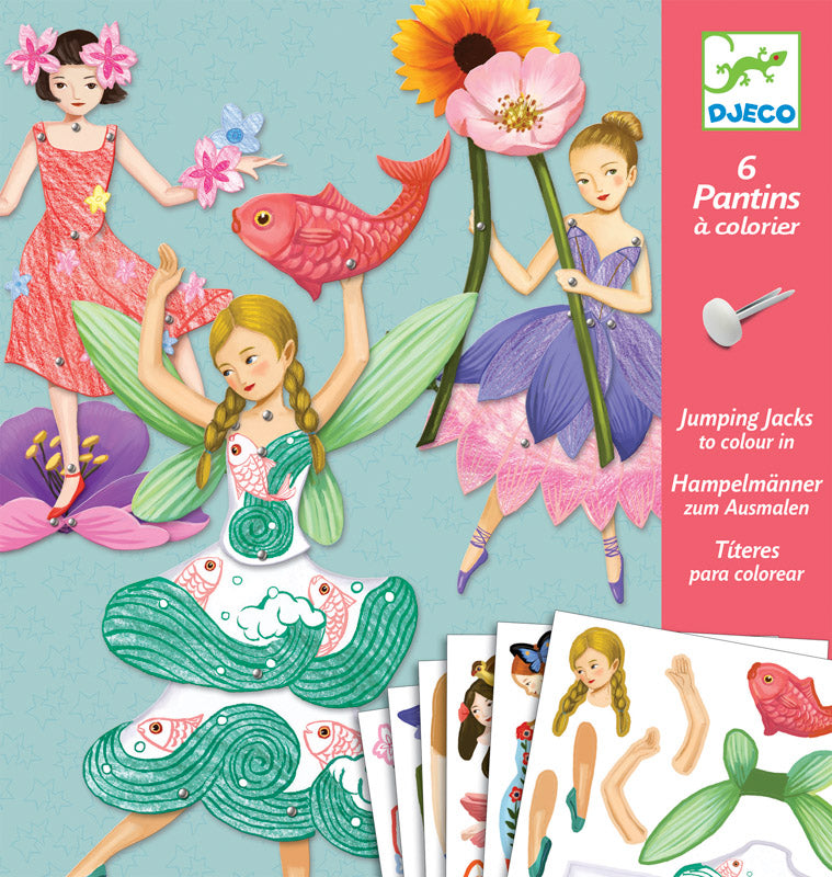 Djeco | Paper Puppets - Fairies