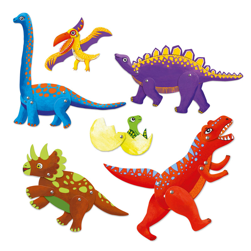 Djeco | Paper Puppets - Dino's