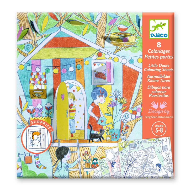 Djeco | Colouring Surprise Kit - Nina's Play Tent