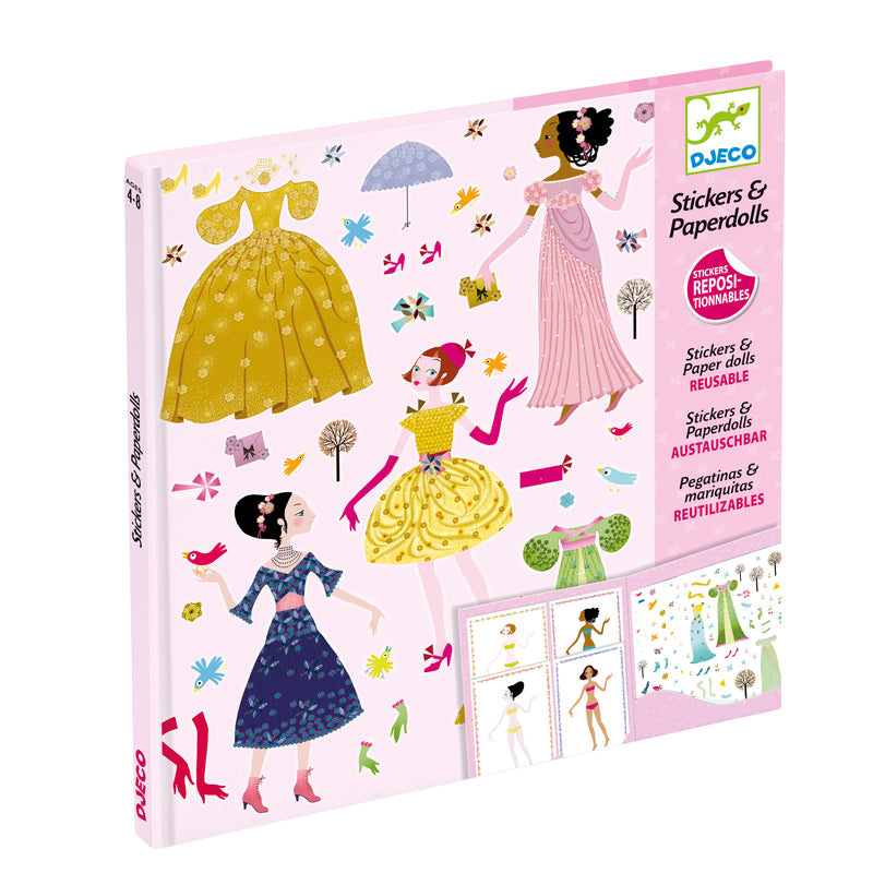 Djeco | Paper Dolls & Stickers - Dresses Through Seasons