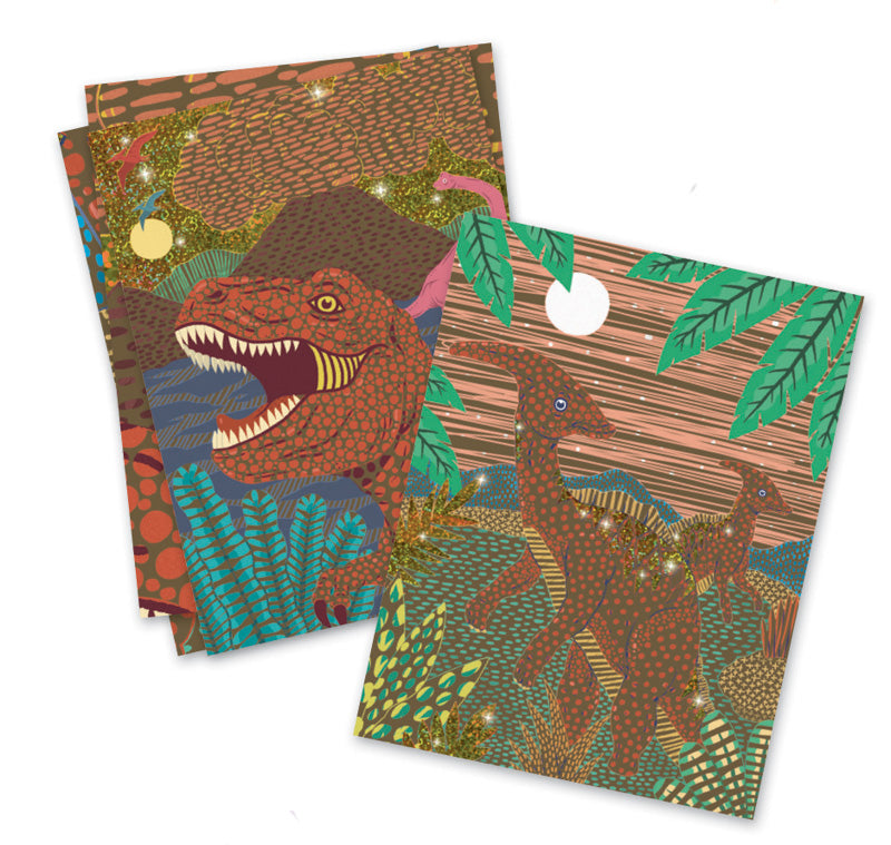 Djeco | Scratch Cards - When Dino's Reigned