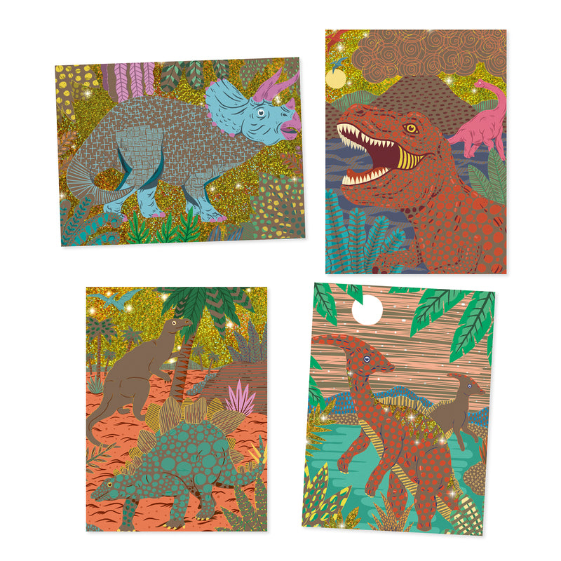 Djeco | Scratch Cards - When Dino's Reigned