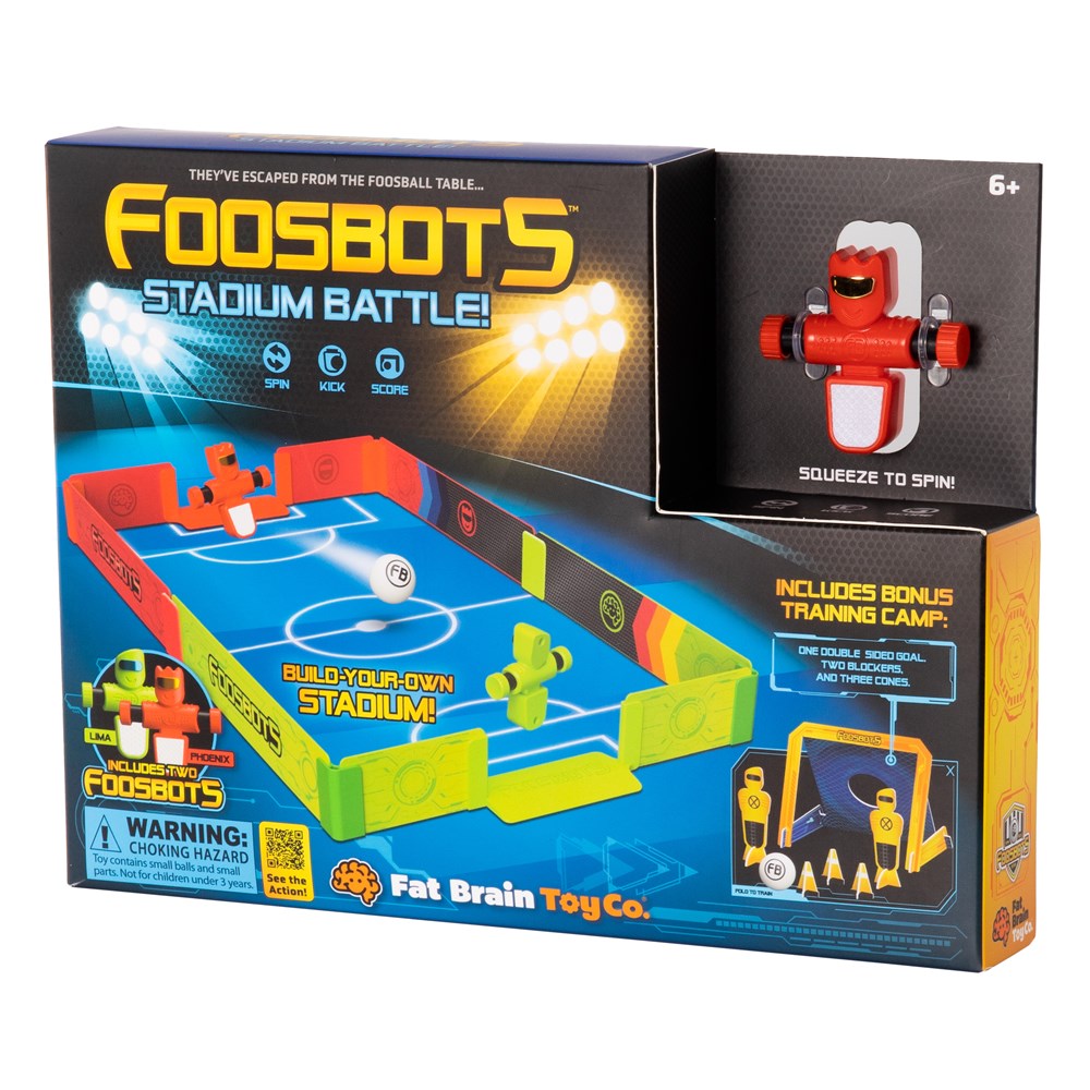 Fat Brain Toys | Foosbots Stadium Battle Set