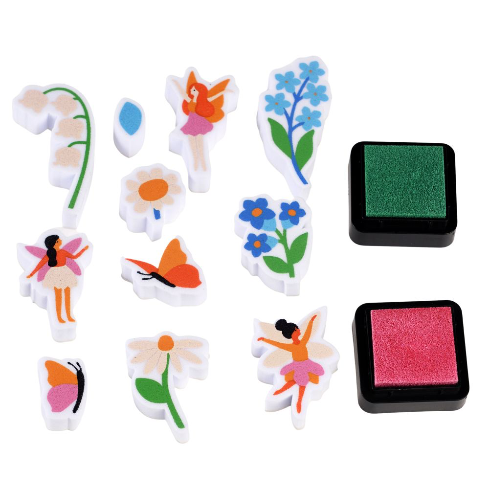 Rex London | Mini Stamp Set - Fairies in the Garden
