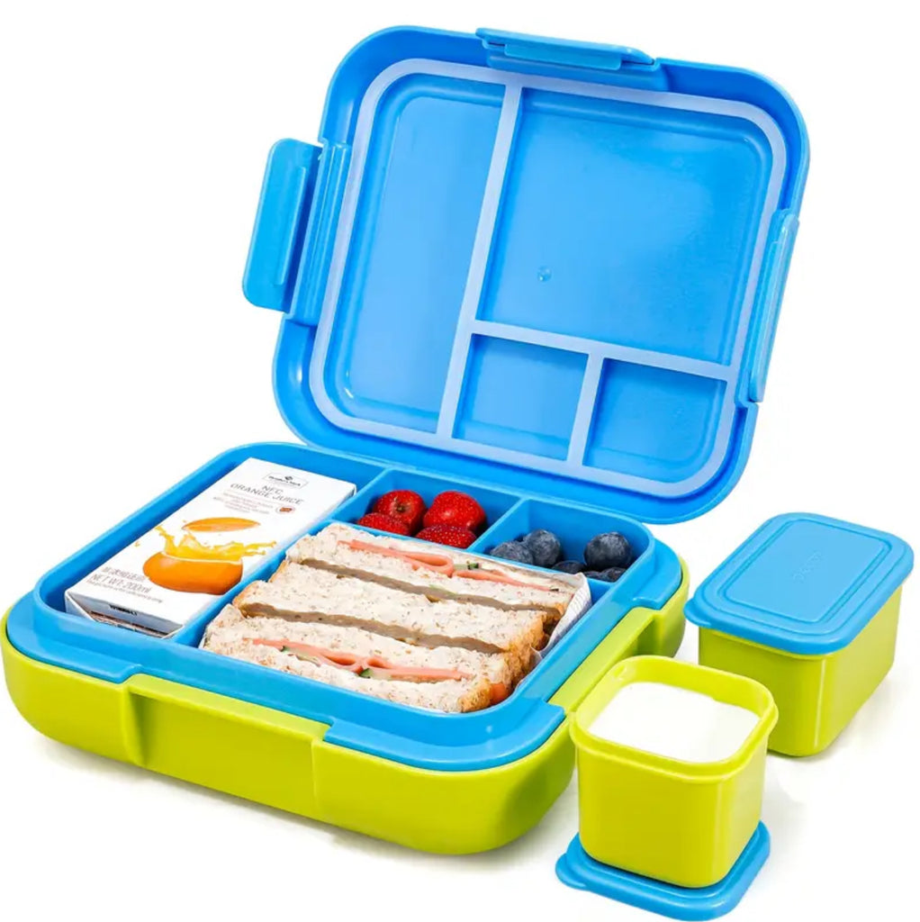 Caperci | Leak Proof Bento Box - Blue/ Lime