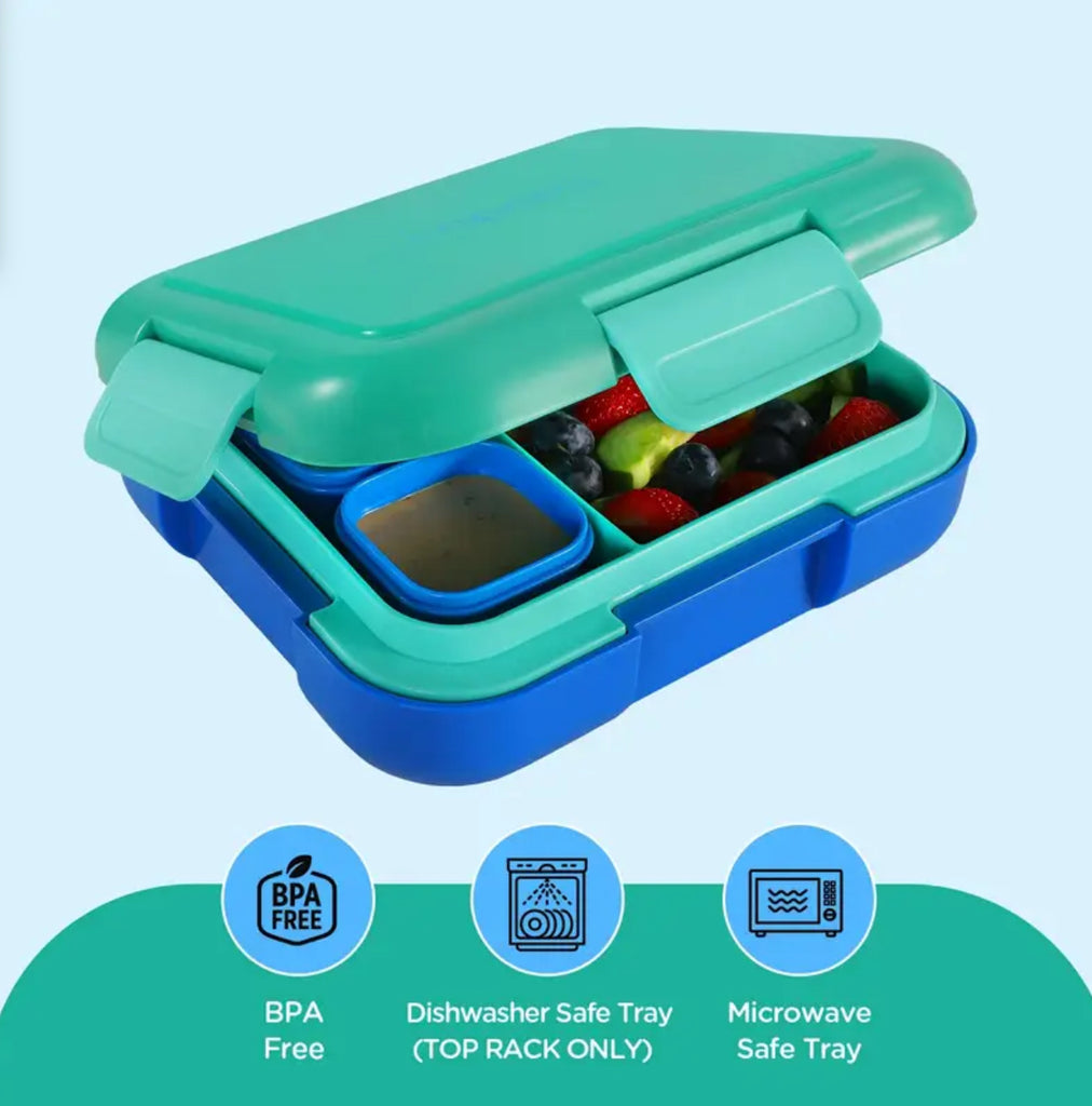 Caperci | Leak Proof Bento Box - Blue / Teal