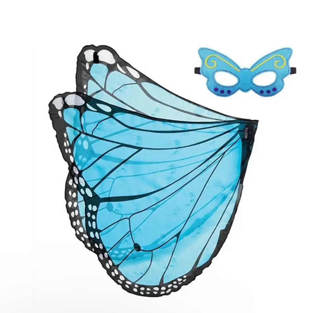 Pickwick & Sprout | Butterfly Wings & Mask - Blue