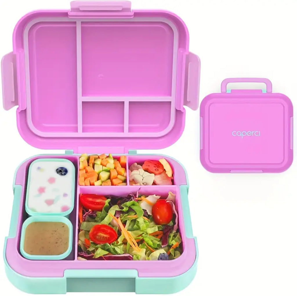 Caperci | Leak Proof Bento Box - Pink / Green