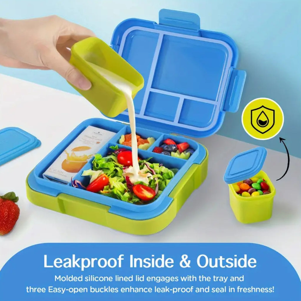 Caperci | Leak Proof Bento Box - Blue/ Lime