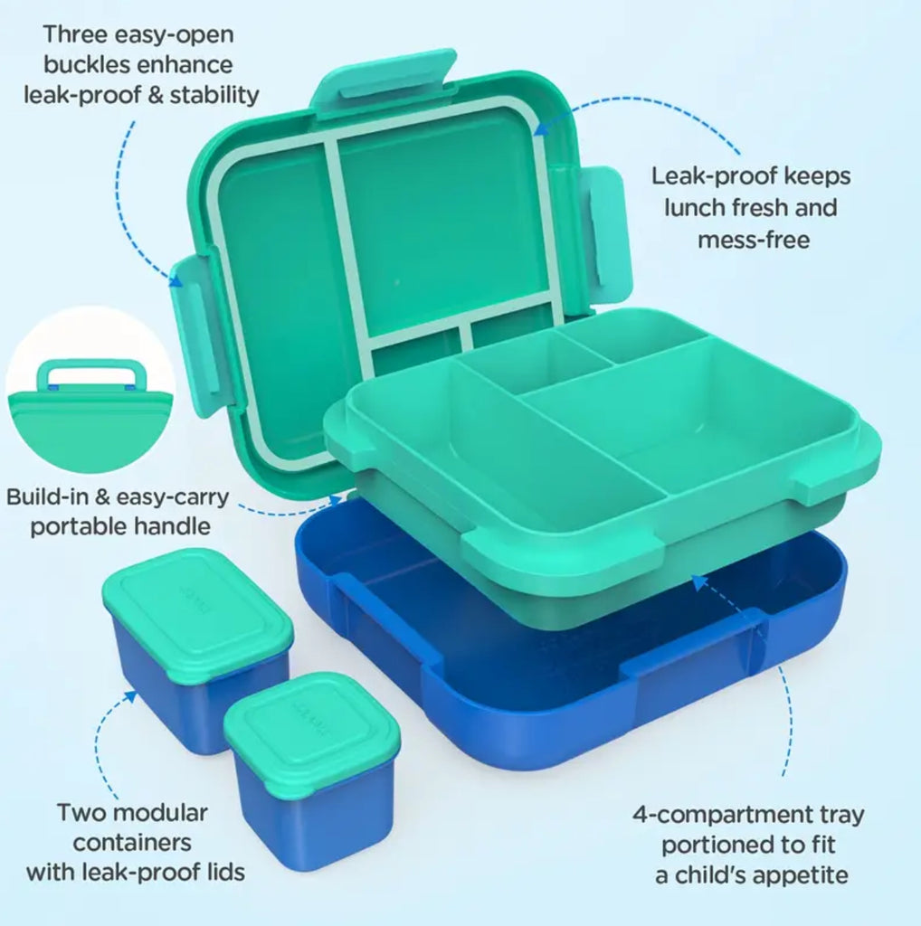 Caperci | Leak Proof Bento Box - Blue / Teal