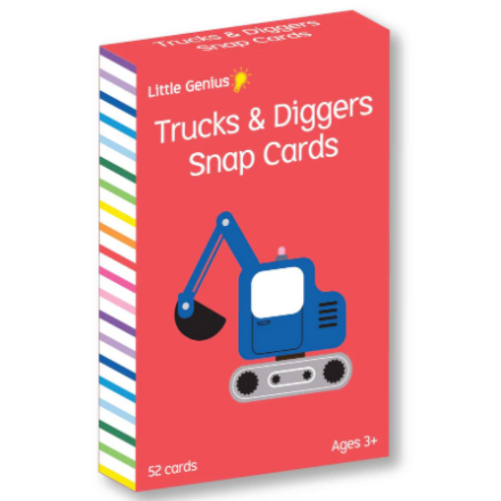 Little Genius Vol. 2 - Snap Cards - Trucks & Diggers
