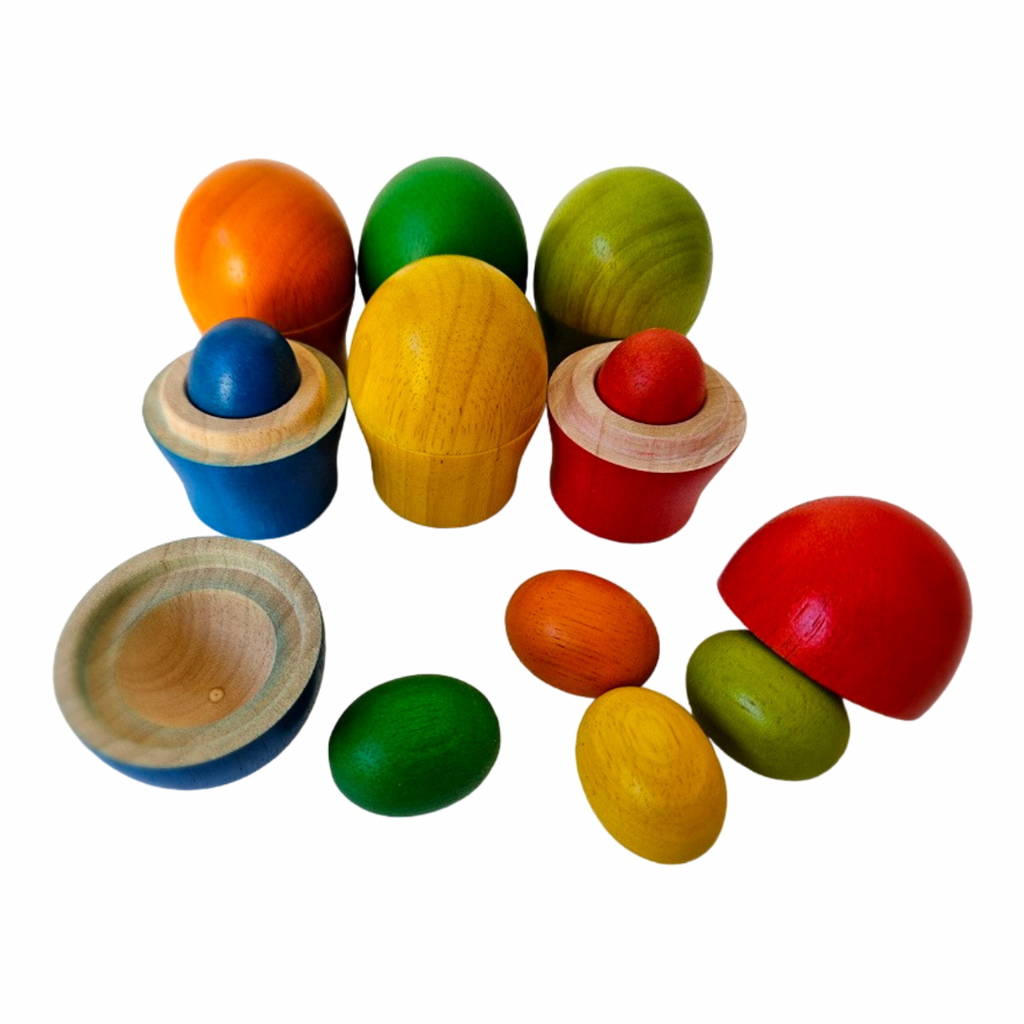 Qtoys | Sorting Egg Cups (set of 6)