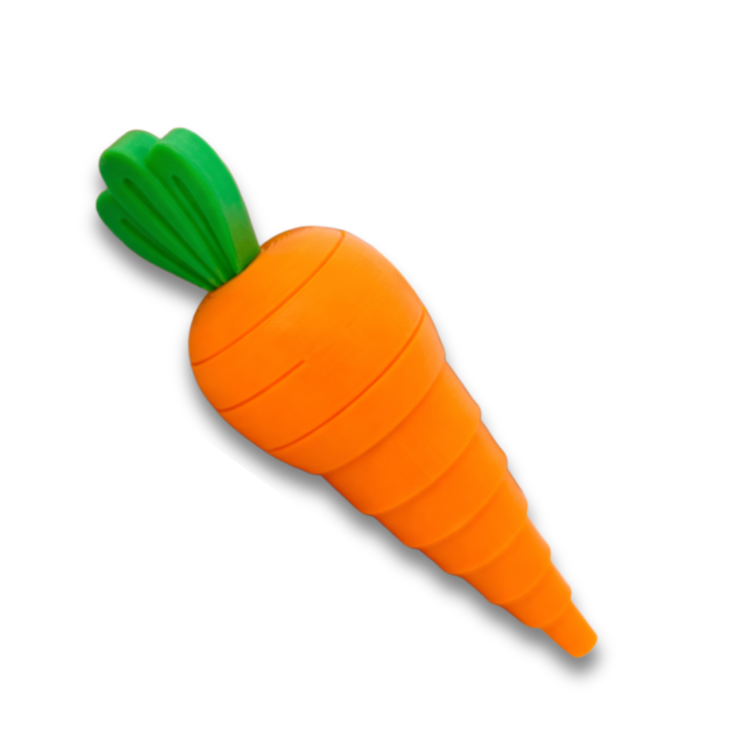 Map Creations | 3D Printed Carrot Fidget – Pickwick & Sprout