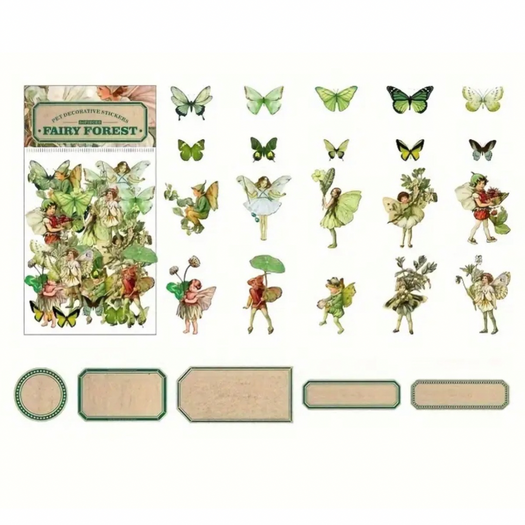Fairy Forest | Green Fairies Sticker Set