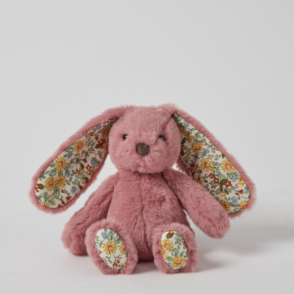 Jiggle & Giggle | Floral Rasberry Bunny Rattle Rattle