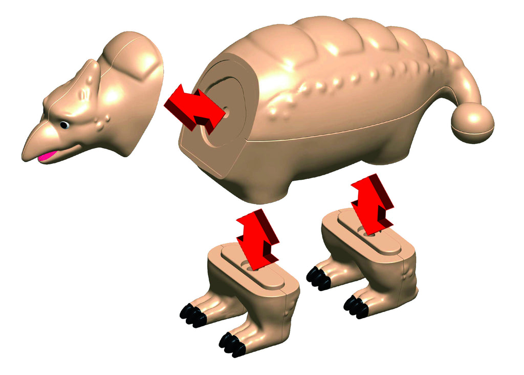 Popular Playthings | Mix or Match - Mini Dinosaurs Set 2
