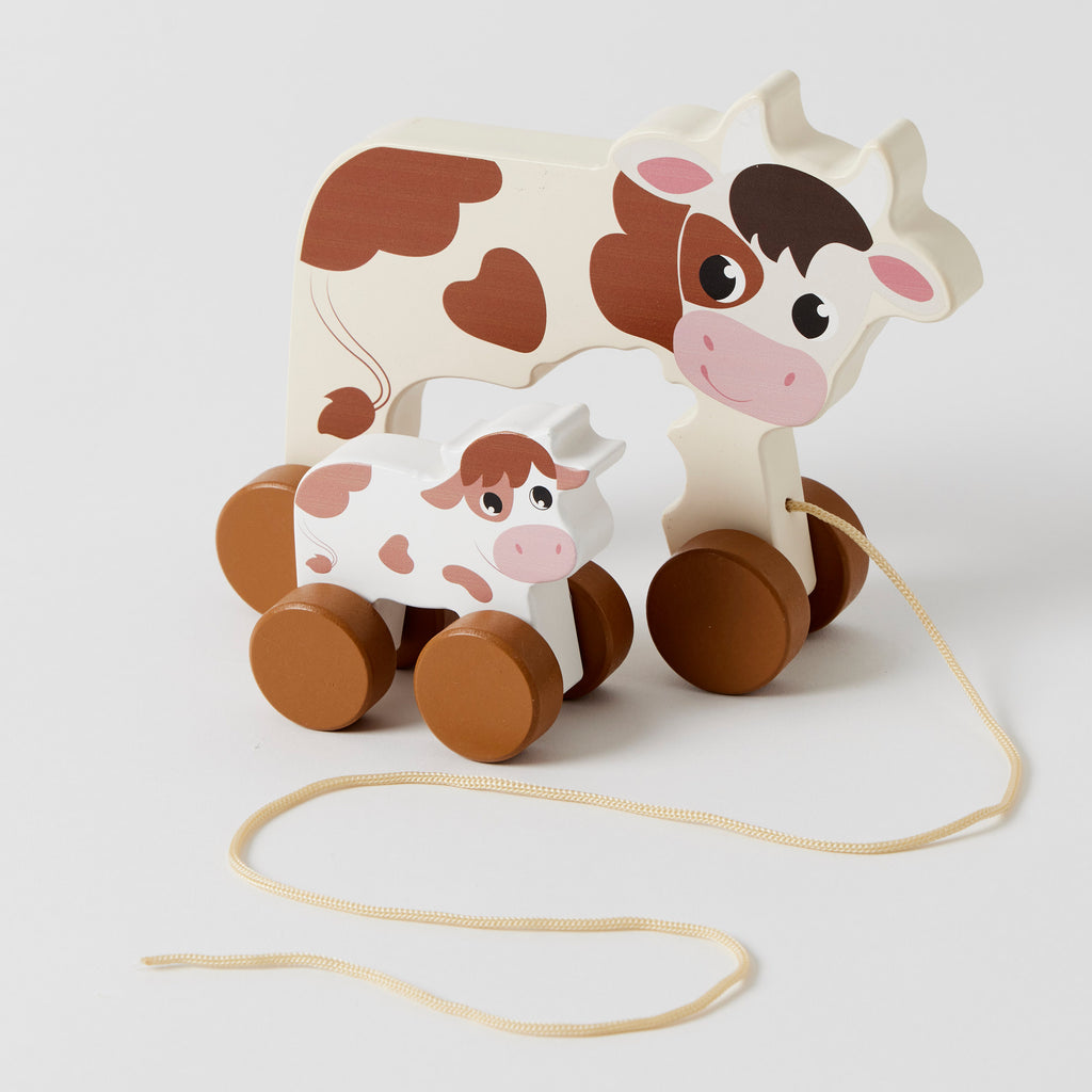 Zookabee | Pull Along Cow & Baby