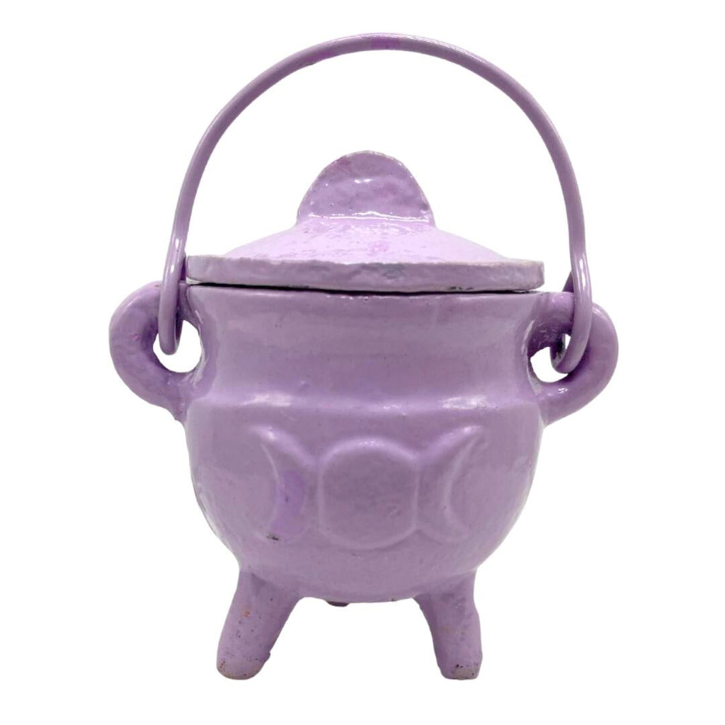 Pickwick & Sprout | Cast Iron Cauldron with Lid - Lavender, Small