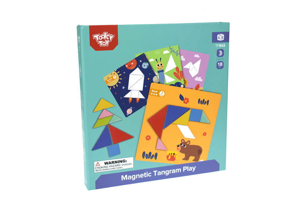 Tooky Toy | Magnetic Tangram Brainteaser Puzzle