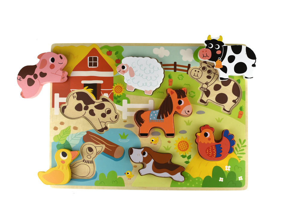 Kaper Kidz | Chunky Wooden Puzzle - Farm