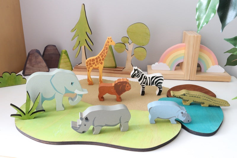 Tender Leaf Toys | Wooden Animal - Giraffe