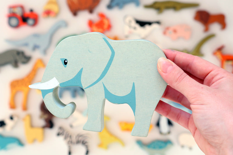 Tender Leaf Toys | Wooden Animal - Elephant