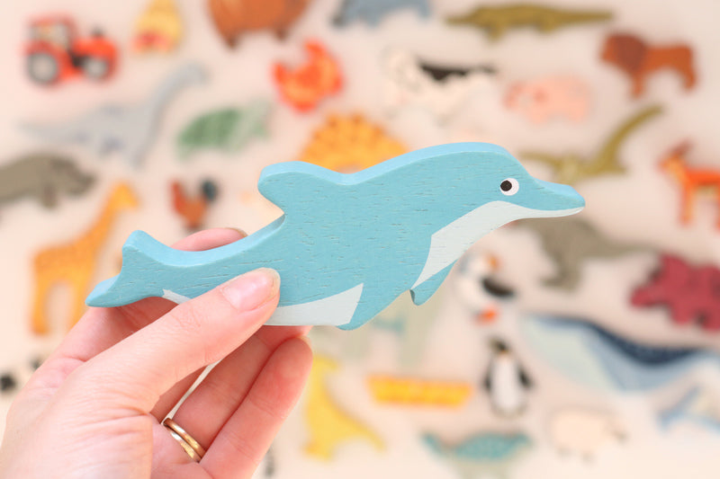 Tender Leaf Toys | Wooden Animal - Dolphin