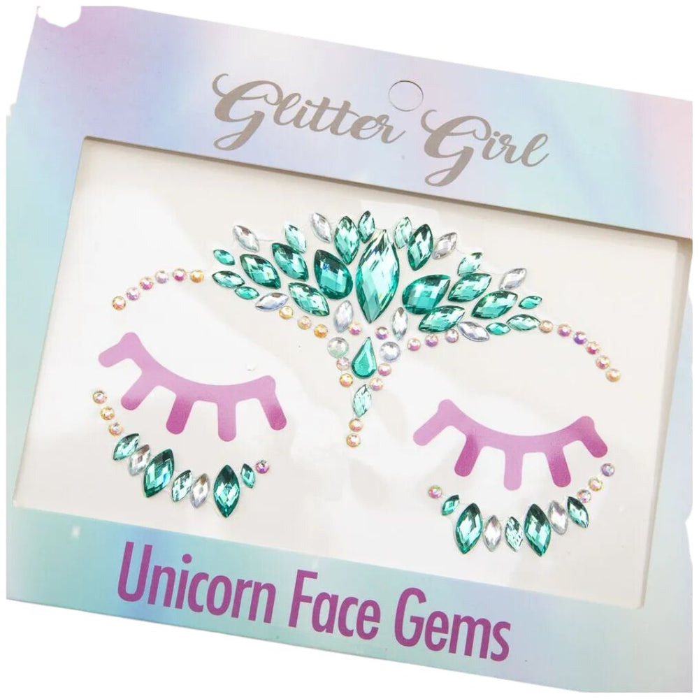 Glitter Girl | Unicorn Face Gems - Dazzle Delight