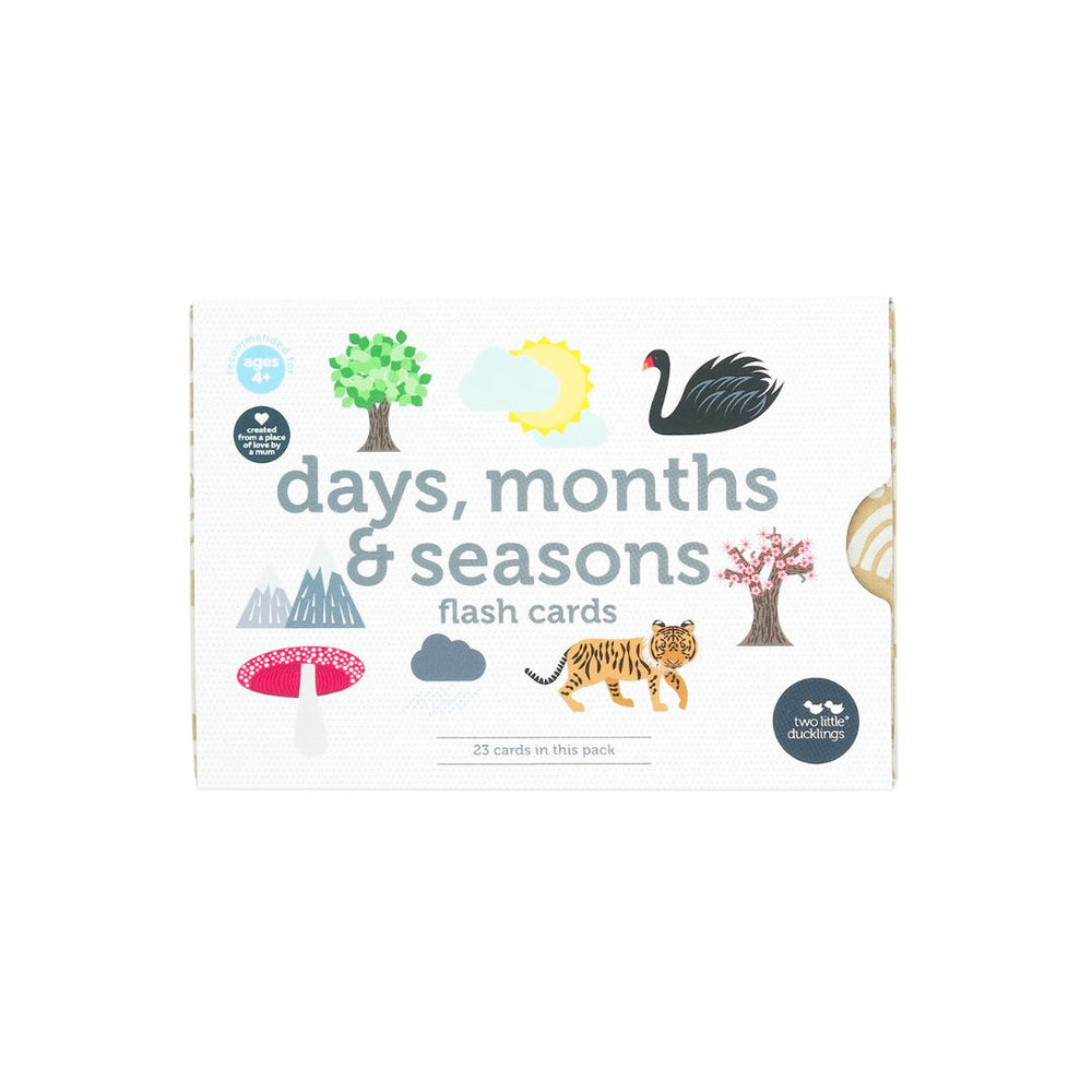 Two Little Ducklings | Flash Cards - Days Months and Season