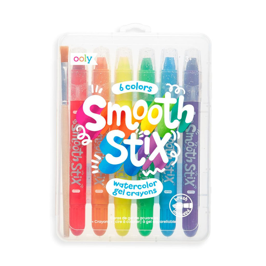 Ooly | Smooth Stix 6pk - Watercolour Gel Crayons