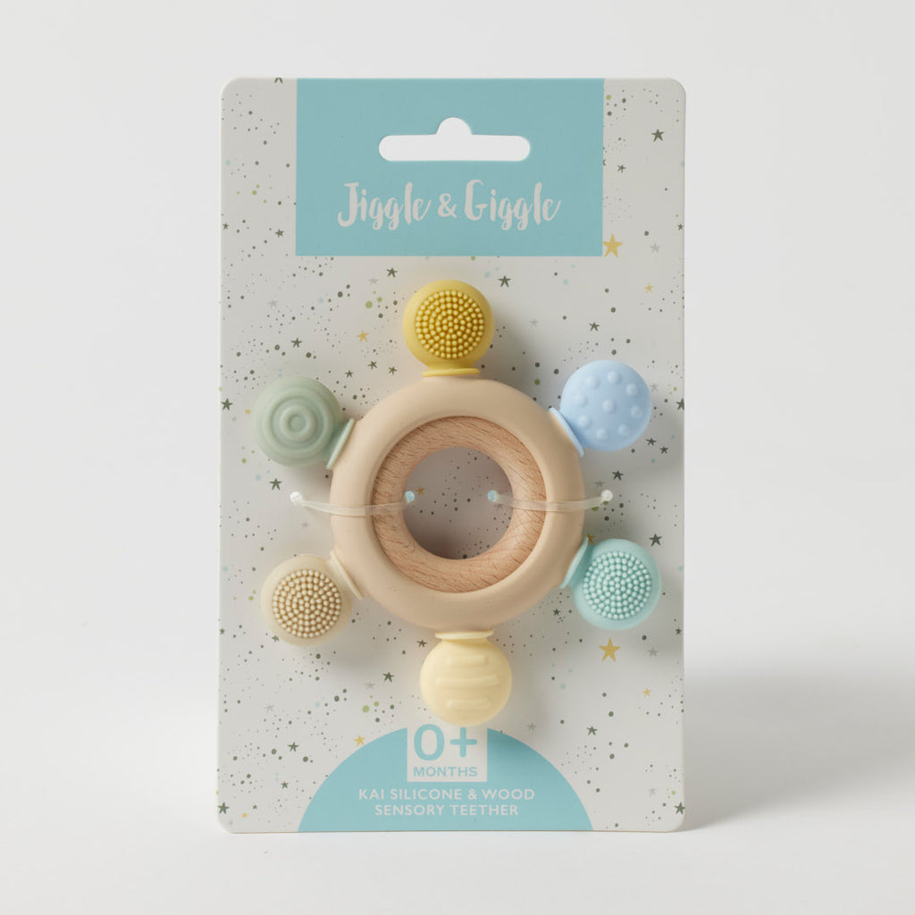 Jiggle & Giggle I Kai Silicone Sensory Teether
