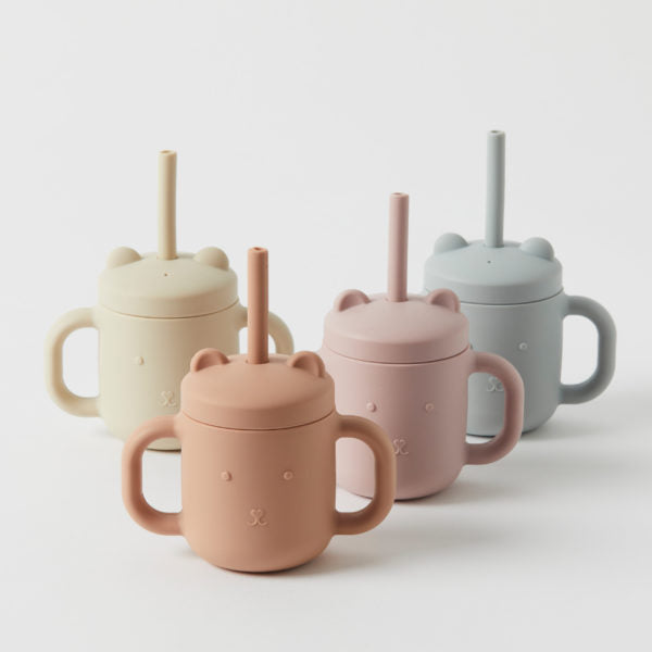 Nordic Kids | Henny Silicone Sippy Cup - Terracotta