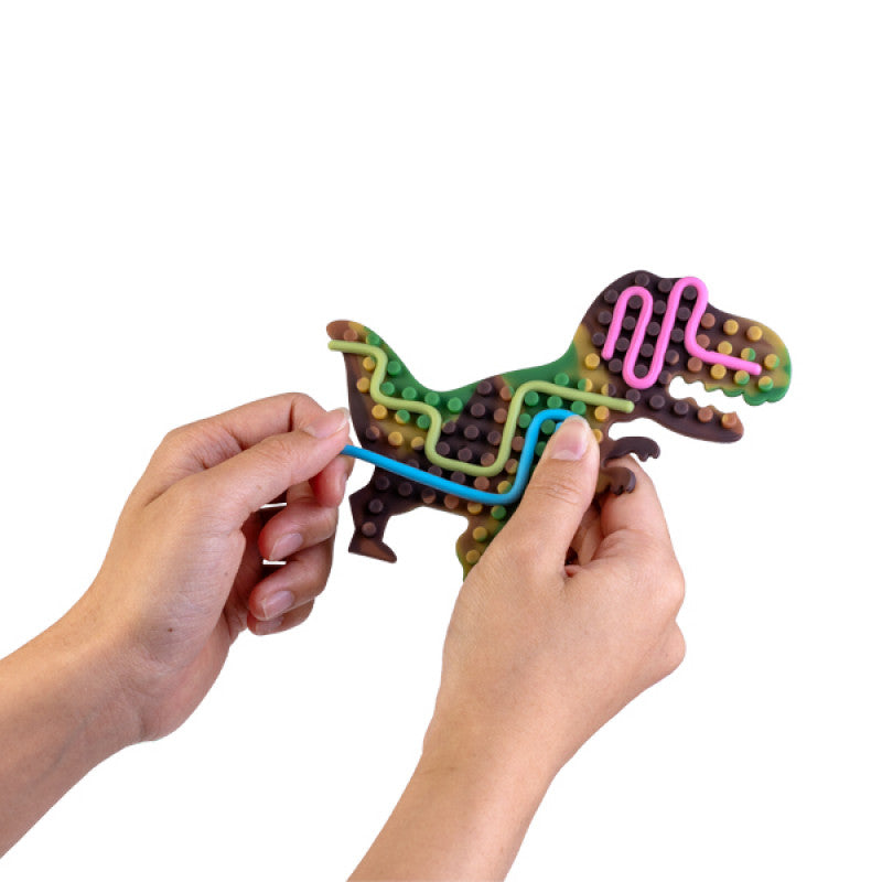 Fidget Fingers I Sensory Activity Board - Dino