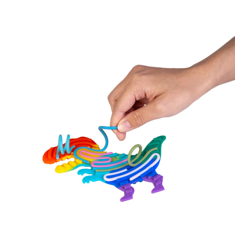 Fidget Fingers I Sensory Activity Board - Dino