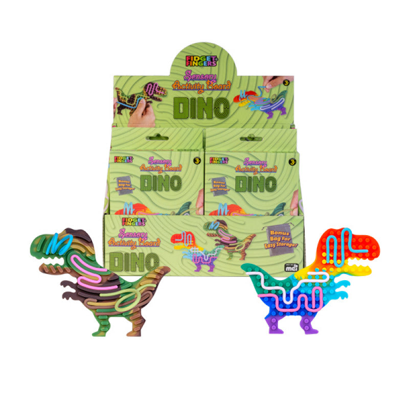 Fidget Fingers I Sensory Activity Board - Dino