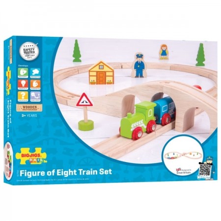 Bigjigs | Figure Eight Train Set