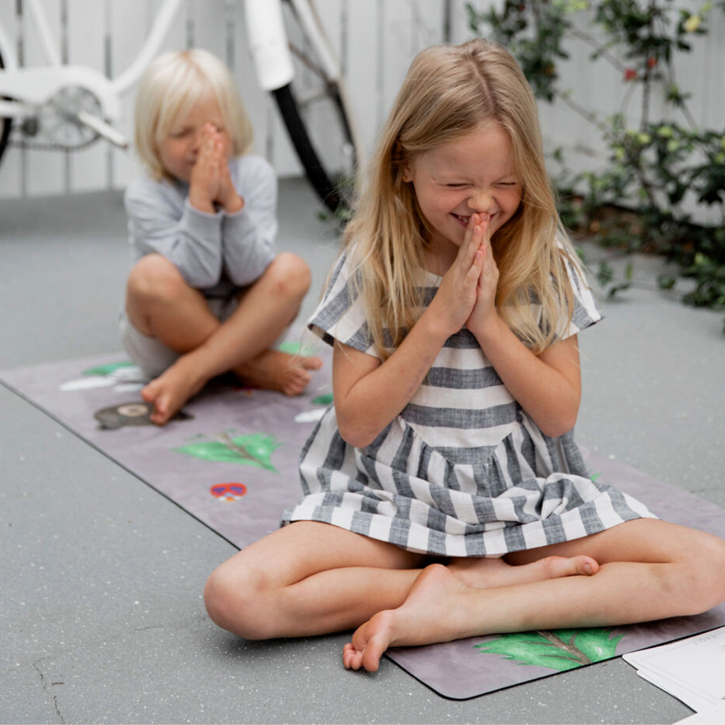 Mindful and Co Kids I Nature Print Kids Yoga Mat