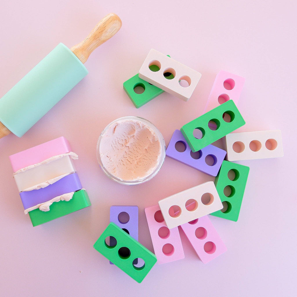 Play Sense - Eco Playdough Bricks: Mix / Set of 22