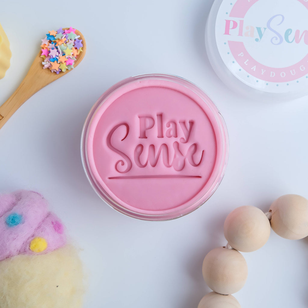 Play Sense - Playdough | Pastel Pink | Cotton Candy Scented: Small