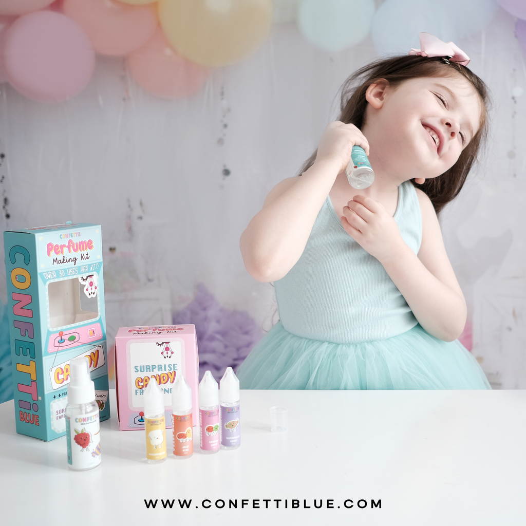 Confetti Blue | Candy Scented Perfume Making Kit