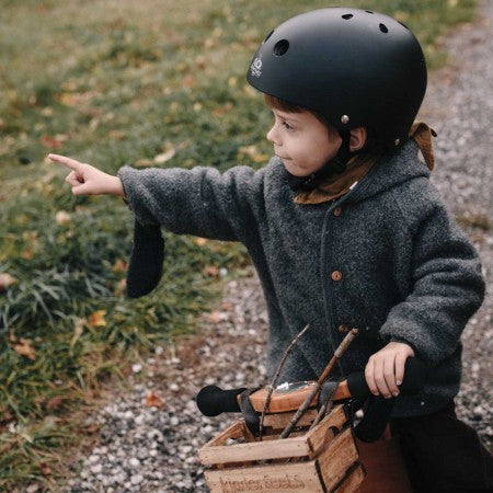 Kinderfeets | Toddler Bike Helmet - Matte Black