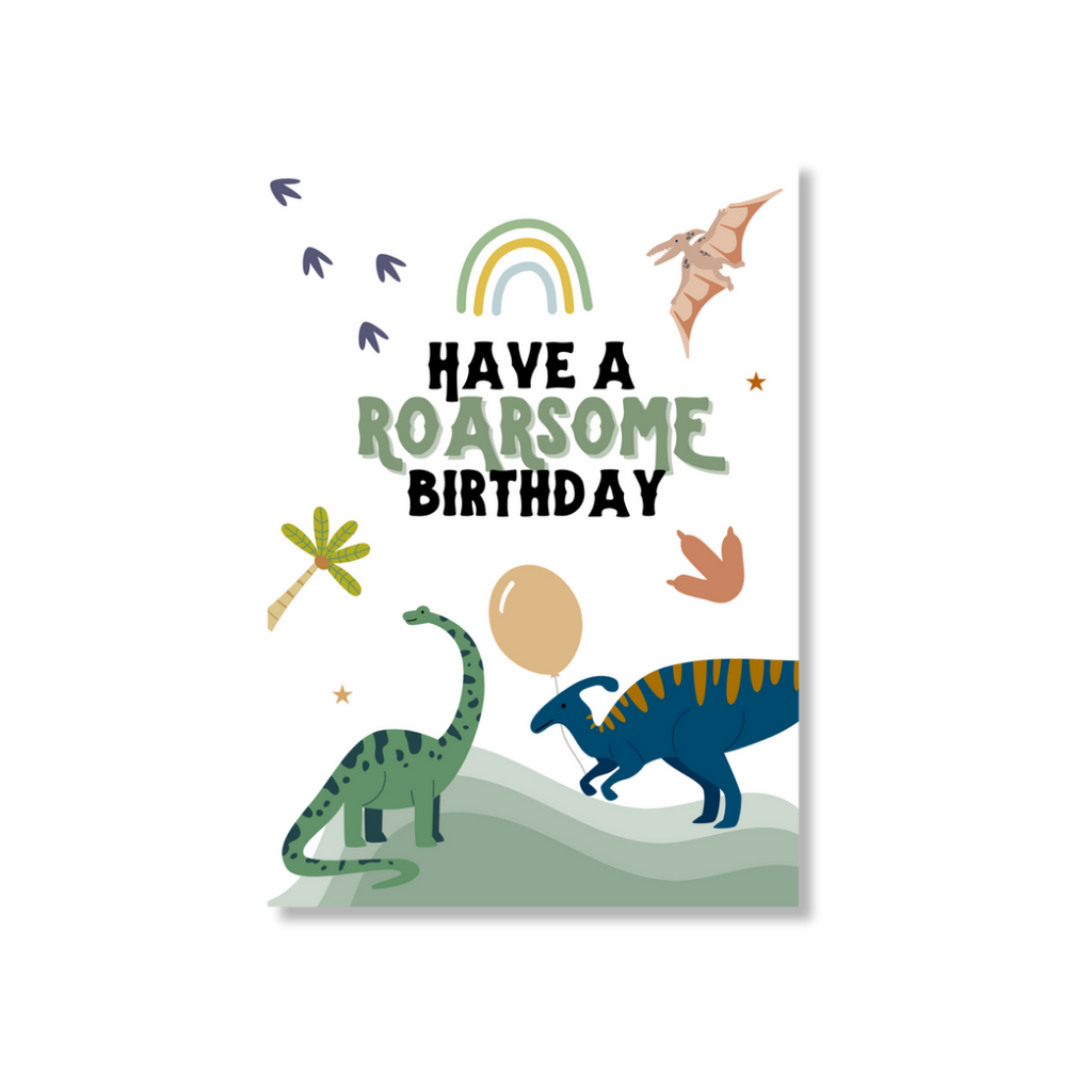 Zae + K | Greeting Card Birthday - Roarsome