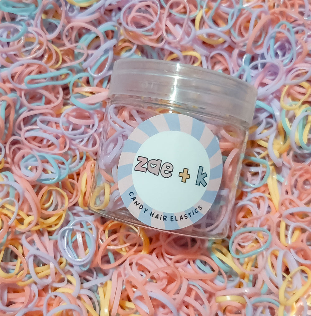 Zae + K | Hair Elastics - Candy
