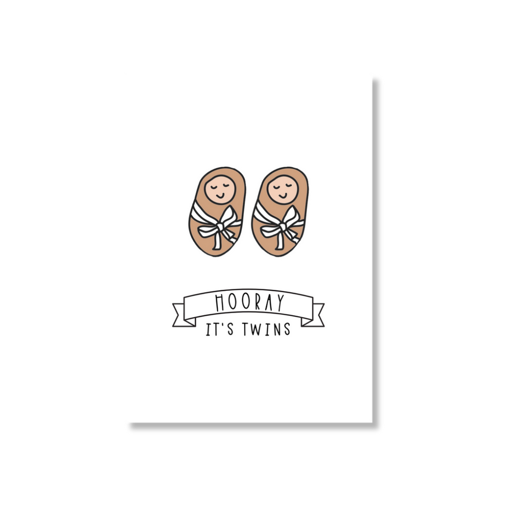 Zae + K | Greeting Card Baby - Twins