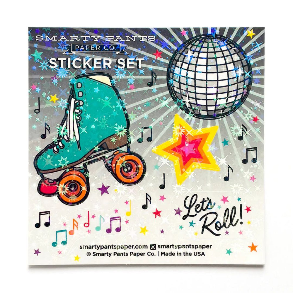 Smarty Pants Paper Co. | Sticker Sheet - Roller Disco
