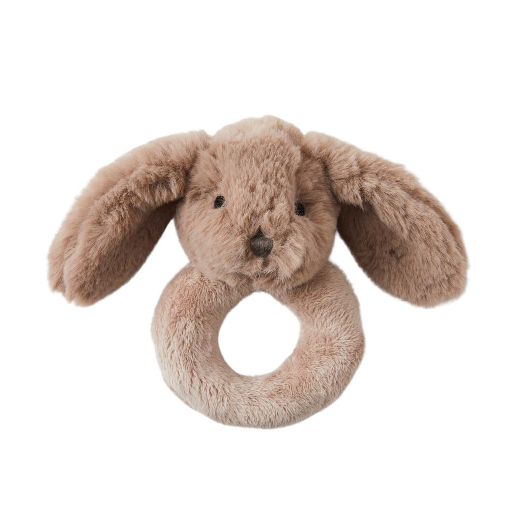 Jiggle & Giggle | Bunny Rattle - Taupe